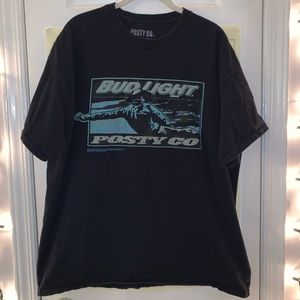 COPY - Post Malone tour tshirt- BUD LIGHT POSTY CO